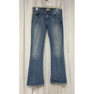 BKE Bootcut Jeans Women 28 Low Rise Blue Stretch Flare Y2K Western Cowgirl